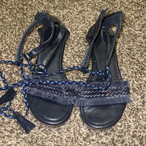 Cato sandals with ties. Size 8. Just never wear them! In good condition.
